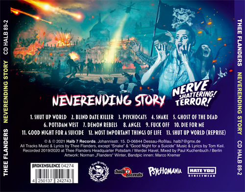 THEE FLANDERS	"Neverending Story" Jewel Case CD "BASIC Edition"