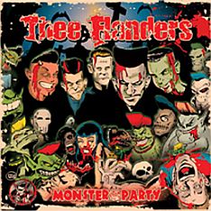 THEE FLANDERS monster party LP/CD (HALB34)